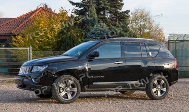 хром накладки на ручки дверей Jeep Compass фото