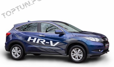 окантовка боковых окон Honda HRV фото