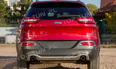 хром накладки задніх ліхтарів Jeep Cherokee фото