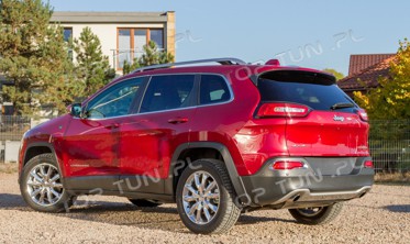 хром накладки задніх ліхтарів Jeep Cherokee фото