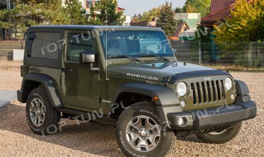 накладки на капот и крышку багажника Jeep Wrangler фото