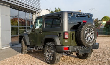 накладки на капот и крышку багажника Jeep Wrangler фото