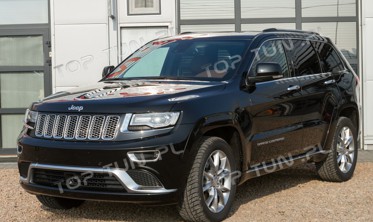хром накладки на фари Jeep Grand Cherokee фото