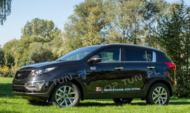нижние накладки боковых стекол Kia Sportage фото