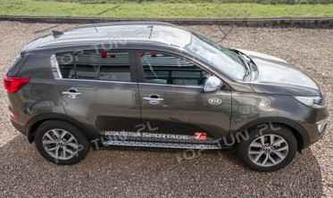 пороги (подножки боковые) Kia Sportage  фото