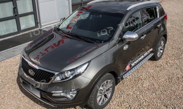 пороги (підніжки бічні) Kia Sportage фото