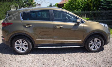 пороги (підніжки бічні) Kia Sportage (оригінальний стиль KIA) фото