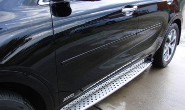 пороги (подножки боковые) Kia Sorento (2015-...) фото
