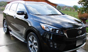 пороги (подножки боковые) Kia Sorento (2015-...) фото