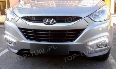 рамки протитуманок передніх з LED вогнями Hyundai ix35 фото
