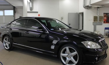 Тюнінгові передні крила Mercedes W221 з повітрозабірниками фото
