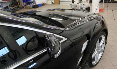 Тюнінгові передні крила Mercedes W221 з повітрозабірниками фото