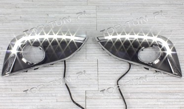 рамки протитуманок передніх з LED вогнями Hyundai ix35 фото