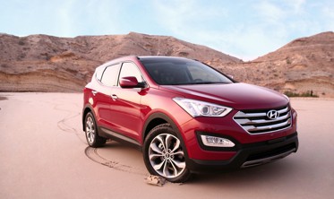 хром накладки на дзеркала Hyundai Santa Fe дорест. фото