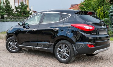 накладки вокруг окон Hyundai IX35 фото