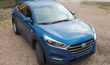Накладки на фары (реснички) Hyundai Tucson фото