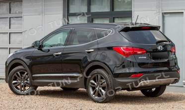 хром накладки на ручки Hyundai Santa Fe фото