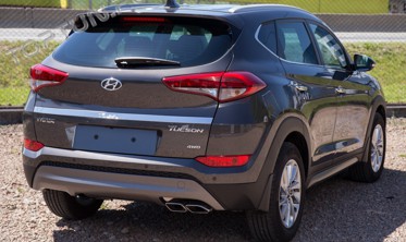 накладка на кришку багажника Hyundai Tucson (нижня) фото