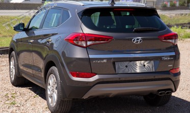 накладка на кришку багажника Hyundai Tucson (нижня) фото