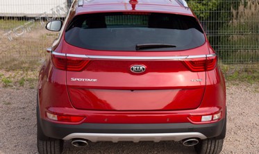 хром накладки на задні ліхтарі Kia Sportage фото