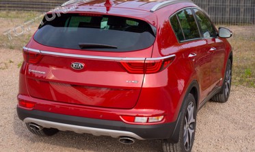 хром накладки на задні ліхтарі Kia Sportage фото