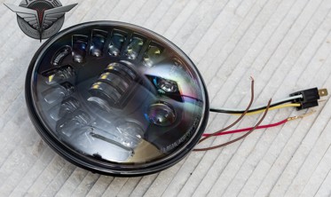 LED фары передние Land Rover Defender 70W фото