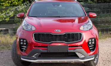 накладки на передній та задній бампер Kia Sportage GT LINE фото
