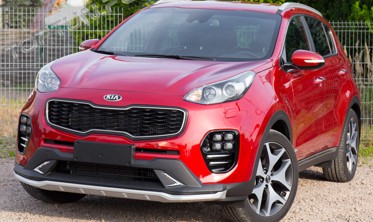 накладки на передній та задній бампер Kia Sportage GT LINE фото