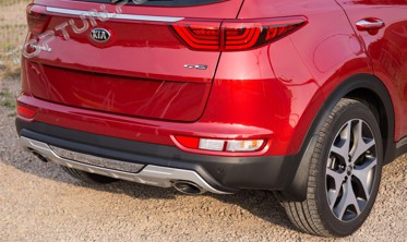 накладки на передній та задній бампер Kia Sportage GT LINE фото