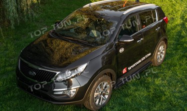 пороги (подножки боковые) Kia Sportage  фото