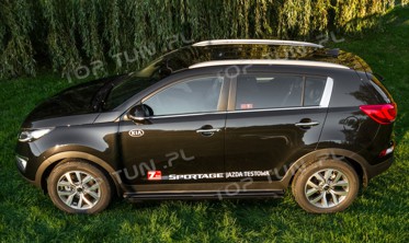 пороги (подножки боковые) Kia Sportage  фото