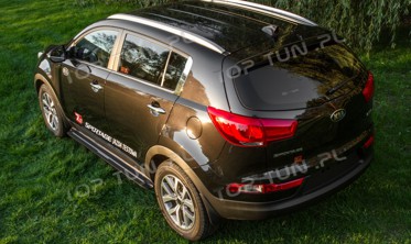 пороги (подножки боковые) Kia Sportage  фото