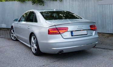 спойлер из 3 частей AUDI A8 D4 в стиле ABT фото