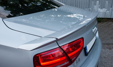 спойлер из 3 частей AUDI A8 D4 в стиле ABT фото