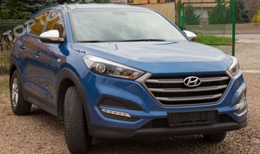 хром накладки на зеркала Hyundai Tucson фото
