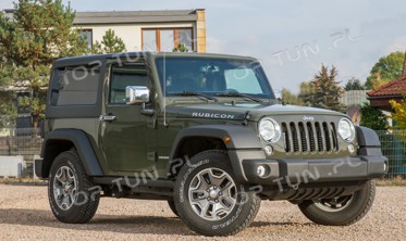накладки передних фар Jeep Wrangler фото