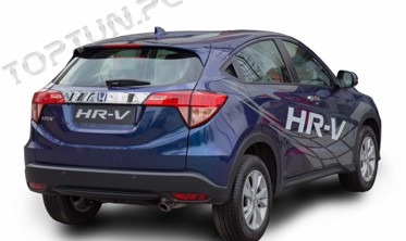 накладка на крышку багажника с вырезом под значек Honda HRV фото