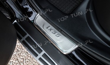 накладки на пороги из нержавеющей стали Hyundai IX35 фото