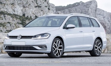 защитная накладка на бампер Volkswagen Golf VII Variant (Kombi) FL фото