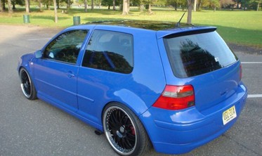 Спойлер кришки багажника VW Golf IV у стилі R32 фото