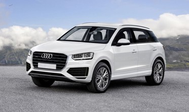Накладка на бампер с загибом и ребрами Audi Q2 фото