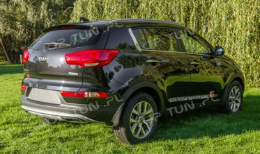 накладки на передній та задній бампер Kia Sportage R фото