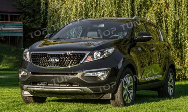 накладки на передній та задній бампер Kia Sportage R фото