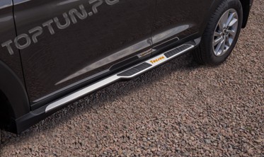 пороги (подножки боковые) Hyundai Tucson фото