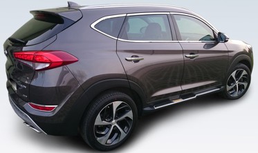 пороги (подножки боковые) Hyundai Tucson фото