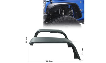 розширювачі передніх арок (накладки на арки) JEEP WRANGLER фото