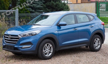накладки на пороги з нержавіючої сталі Hyundai Tucson фото