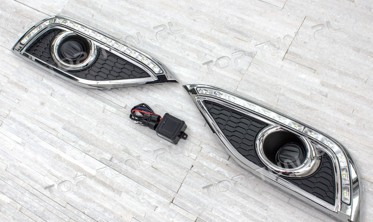рамки протитуманок з лід вогнями Honda CR-V 12W фото