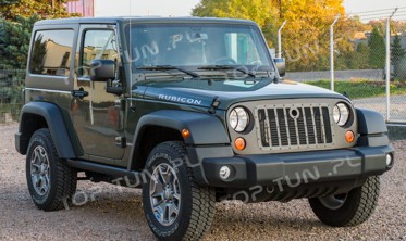Тюнинговая решетка радиатора Jeep Wrangler JK фото