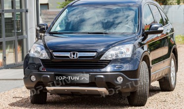 Тюнинговая накладка на решетку радиатора Honda CR-V  фото